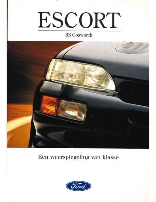 1993FORD ESCORT RS COSWORTH BROCHURE NEDERLANDS, Boeken, Auto's | Folders en Tijdschriften