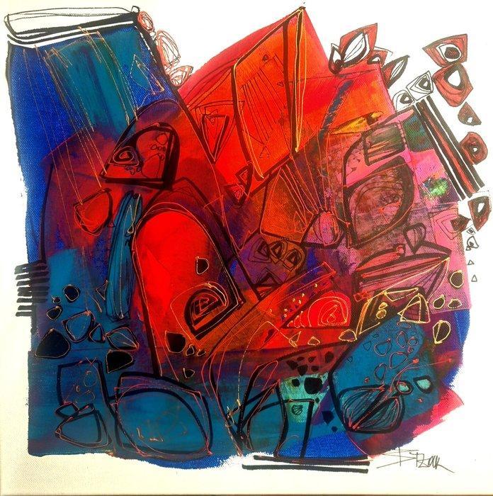 Sonja Brzak - Fragments XV, Antiek en Kunst, Kunst | Schilderijen | Modern