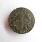 Frankrijk. Lodewijk XVI (Grondwet). 12 Deniers 1792-D, Dijon, Postzegels en Munten