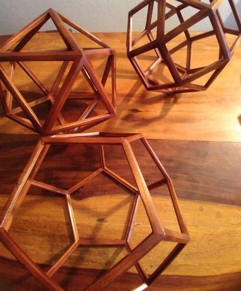 Globe - Da Vinci figures - Solides de Platon - Leau - la, Antiek en Kunst, Curiosa en Brocante