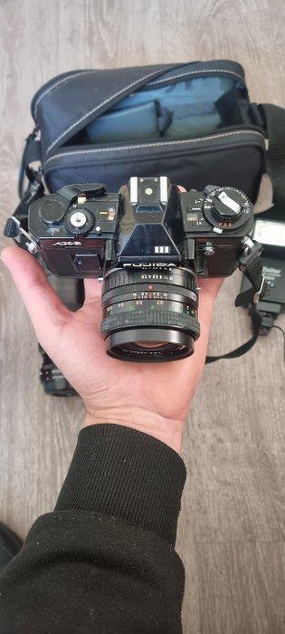 Fujica AX-3 + X-Fujinon 1,9/50mm + 2,8/28mm + 3,8/80-200mm +, TV, Hi-fi & Vidéo, Appareils photo analogiques