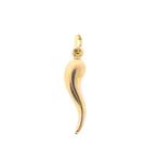 Gouden hanger van een Italiaanse peper (kettinghanger), Handtassen en Accessoires, Bedels, Ophalen of Verzenden, Gebruikt, Goud