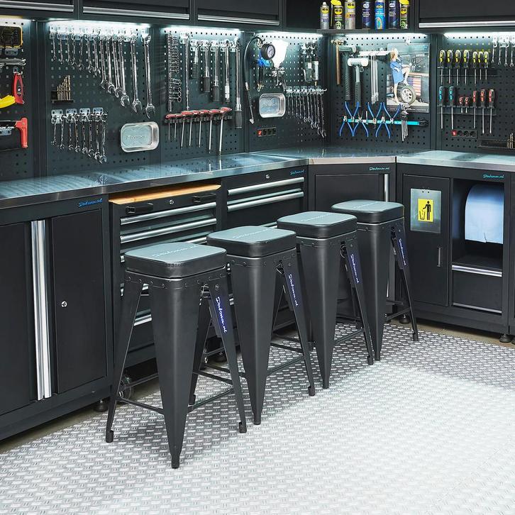 Datona Werkplaatskruk - 4 stuks - Datona - Zwart, Auto diversen, Autogereedschap, Ophalen of Verzenden