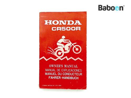 Livret dinstructions Honda CR 500 R (CR500R) (36KA5620), Motos, Pièces | Honda, Envoi