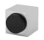 Olivari deurstop Cubo vierkant chroom, Nieuw, Overige materialen, Klink of Kruk
