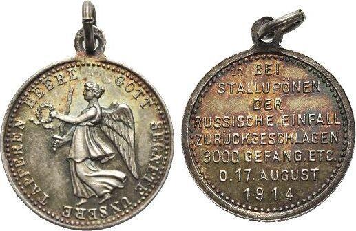 Ar-siegespfennig 1914 Eerste wereldoorlog, Postzegels en Munten, Penningen en Medailles, Verzenden