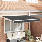 vidaXL Inklapbare Luifel Antraciet 250 x 200 cm Aluminium en, Tuin en Terras, Verzenden, Nieuw