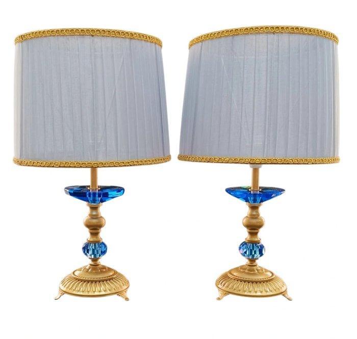 Murano glass table lamps - Tafellamp (2) - Glas - Murano, Antiquités & Art, Curiosités & Brocante