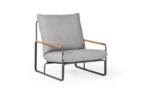 Suns Merano loungestoel licht antraciet SALE |, Tuin en Terras, Tuinsets en Loungesets