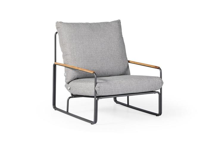 Suns Merano loungestoel licht antraciet SALE |, Tuin en Terras, Tuinsets en Loungesets