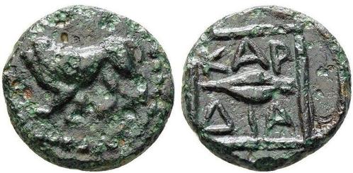 386-309 Bc v Chr Thrace, Chersonesos, Cardia circa 386-30..., Timbres & Monnaies, Monnaies & Billets de banque | Collections, Envoi