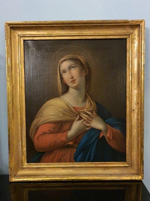 Adriano Baldini (1810-1881) - Madonna in Estasi, Antiek en Kunst, Kunst | Schilderijen | Klassiek