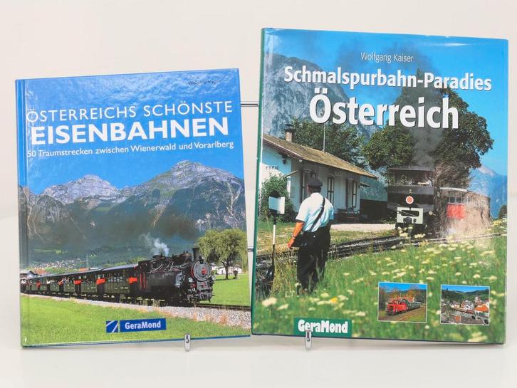 GeraMond spoorwegboeken set Österreichs schönste Eisenbah., Hobby en Vrije tijd, Modelbouw | Overige, Gebruikt, Ophalen of Verzenden