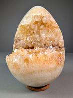 Grote agaat- en kwarts-ei Ei - Hoogte: 22 cm - Breedte: 15, Verzamelen, Mineralen en Fossielen