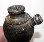 Huqqa-pijpbasis - Brons - India - Mughal Dynastie – III, Antiek en Kunst