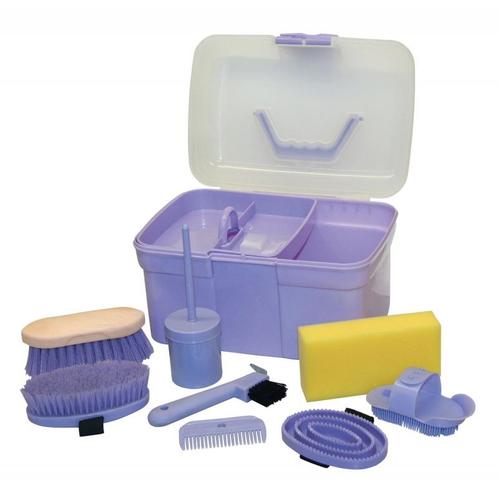 Coffre de pansage complet pour enfants, lilas - kerbl, Huis en Inrichting, Schoonmaakartikelen