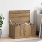 vidaXL Opbergbox 70x40x38 cm bewerkt hout artisanaal, Huis en Inrichting, Verzenden, Nieuw
