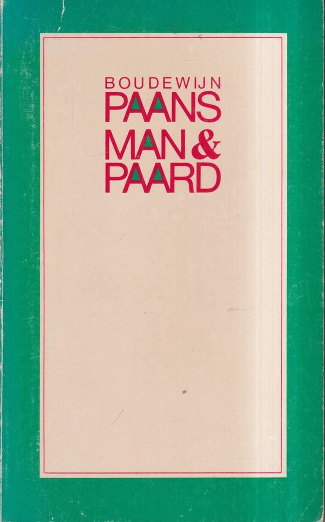Man en paard 9789061693147 Paans, Livres, Romans, Envoi