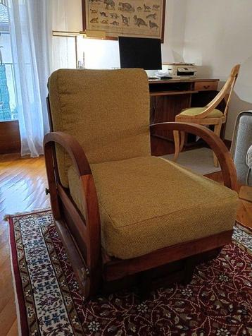 Fauteuil - Bois dur - Fauteuil / chaise longue beschikbaar voor biedingen
