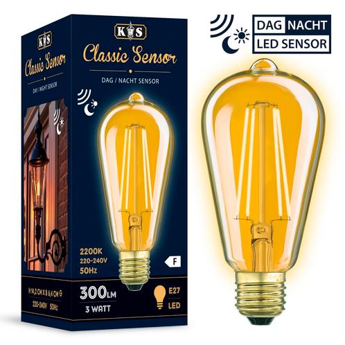 Buitenverlichting met dag/nacht sensor Classic Sensor LED 3W, Tuin en Terras, Buitenverlichting, Verzenden