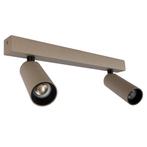 Spots opbouw Vigo 2-lichts Opbouwspot Champagne, Huis en Inrichting, Verzenden, Nieuw, Modern