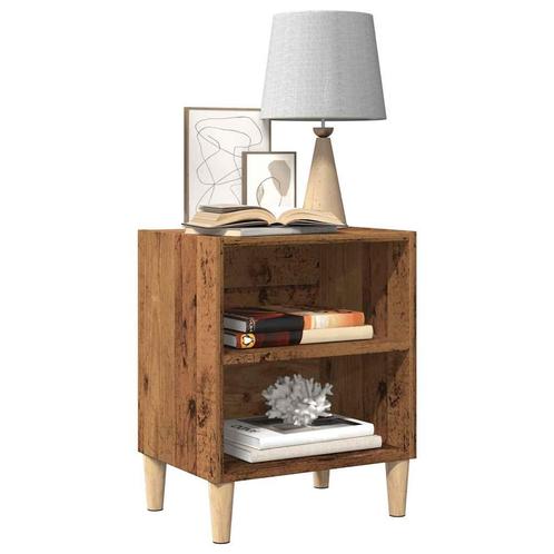vidaXL Nachtkastjes 2 st 40x30x50 cm bewerkt hout oud, Huis en Inrichting, Slaapkamer | Nachtkastjes, Nieuw, Verzenden