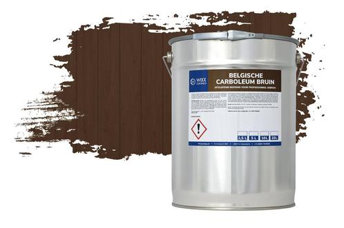 Wixx Belgische Carboleum Bruin 20L, Doe-het-zelf en Bouw, Verf, Beits en Lak, Bruin, Nieuw, Verzenden