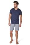 T-shirt blauw Skiny  | Sloungewear (Shirts, HEREN)