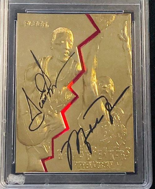1996/97 Fleer 23KT Gold Michael Jordan / Scottie Pippen, Verzamelen, Stickers