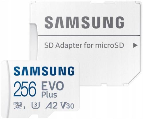 Samsung EVO Plus MicroSDXC Incl. Adapter-256GB 130MB/s, Audio, Tv en Foto, Foto | Geheugenkaarten, Ophalen of Verzenden
