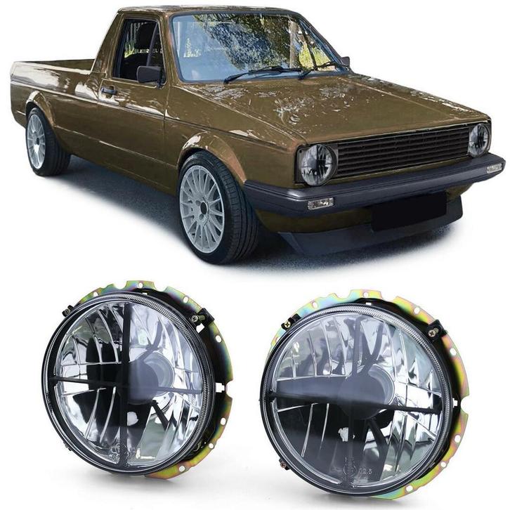 Koplampen Met Kruis VW Caddy 1 CS090, Auto-onderdelen, Verlichting, Nieuw, Volkswagen