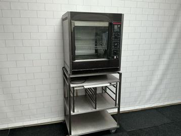 RVS Ubert RT-303 Kippengrill Grill 3 mandjes, Ophalen of Verzenden