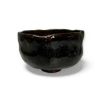 Kat Sekishun – iriserende Tenmoku-theeschaal uit Hyken, Antiek en Kunst