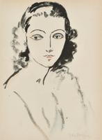 Kees Van Dongen (1877-1968) - PORTRAIT DE FEMME, Antiek en Kunst