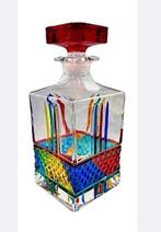 Bottiglia da whisky - Bouteille - vitrail décoré à la main -, Nieuw