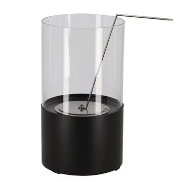 NIEUW - Bioethanol tafelhaard zwart rond, Verzenden