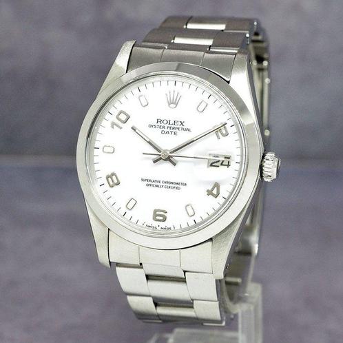 Rolex - Oyster Perpetual Date - Ref. 15000 - Homme -, Handtassen en Accessoires, Horloges | Heren