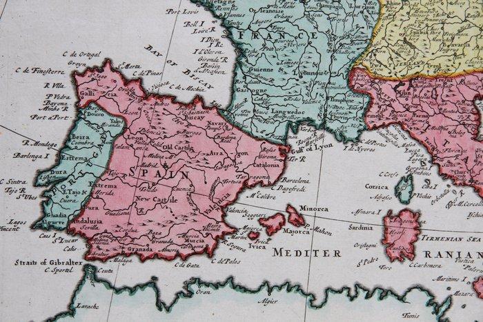 Europa - Poalnd, Lapland, Iceland, Italy; Herman Moll: -, Boeken, Atlassen en Landkaarten