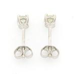 Zonder Minimumprijs - Oorbellen - 18 karaat Witgoud -, Nieuw