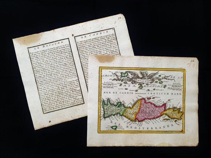 Europa - Griekenland / Kreta / Candia / Egeïsch eiland /, Boeken, Atlassen en Landkaarten