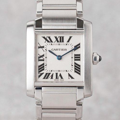 Cartier - Tank Française - 2301 - Unisex - 1990-1999, Handtassen en Accessoires, Horloges | Heren