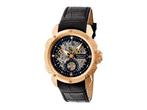 Veiling - Heritor Carter Rose Gold Black Skeleton, Handtassen en Accessoires, Horloges | Heren, Nieuw