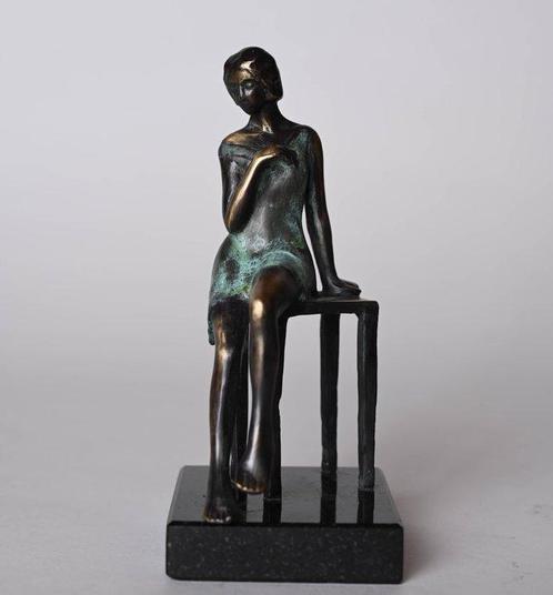 J. Zak (XX-XXI) - Pretty woman (Bronze), Antiquités & Art, Art | Peinture | Moderne