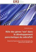 Role des genes sox dans le developpement panc. MULDER-C.=, Zo goed als nieuw, DE MULDER-C, Verzenden