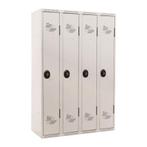 Gebruikte Lockerkasten 4 deuren (codeslot), Huis en Inrichting, Kasten | Lockerkasten, Ophalen of Verzenden, Gebruikt