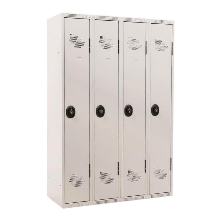Gebruikte Lockerkasten 4 deuren (codeslot), Huis en Inrichting, Kasten | Lockerkasten, Gebruikt, Ophalen of Verzenden