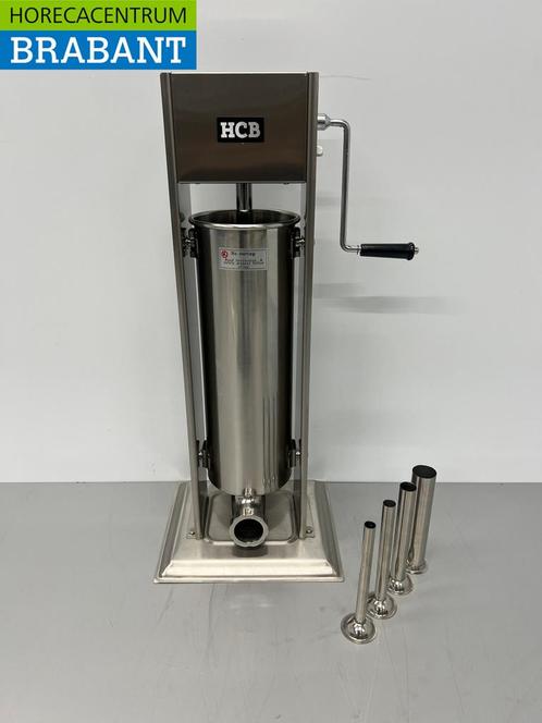 RVS Verticale vulbus stopbus worstvuller 7 liter Horeca, Zakelijke goederen, Horeca | Keukenapparatuur, Ophalen of Verzenden