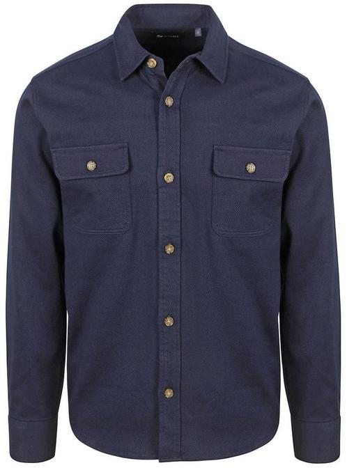 Suitable Cia Overshirt Navy maat Maat 52/54 (L) Heren, Kleding | Heren, Truien en Vesten, Blauw, Nieuw, Maat 52/54 (L), Verzenden