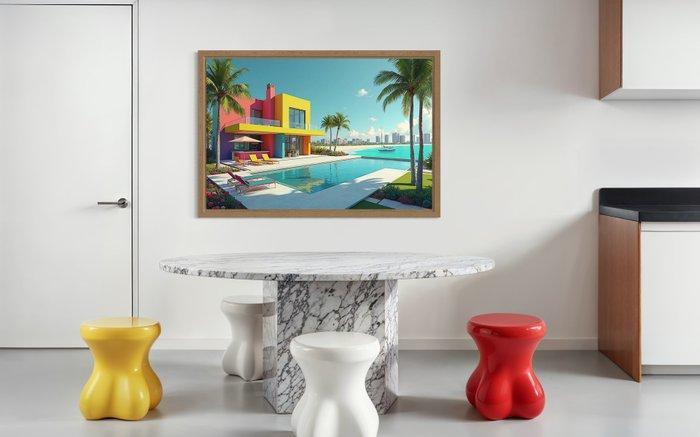 KOYA (1967) - Renzo Piano Dream Toile 1/1 Large, Antiek en Kunst, Kunst | Designobjecten