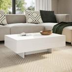 vidaXL Salontafel hoogglans wit, Huis en Inrichting, Verzenden, Nieuw
